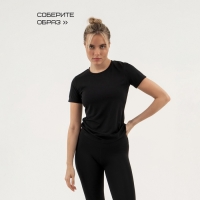 Футболка женская Resport, р. 42, цвет чёрный, базовая