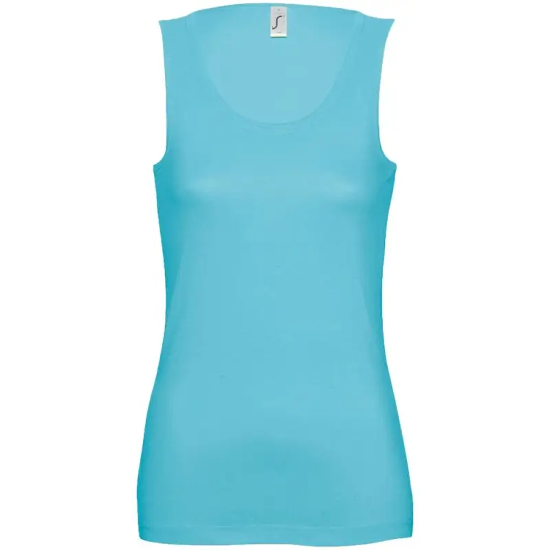 Майка женская Jane 150, бирюзовая, размер S Майка женская Jane 150, бирюзовая, размер S