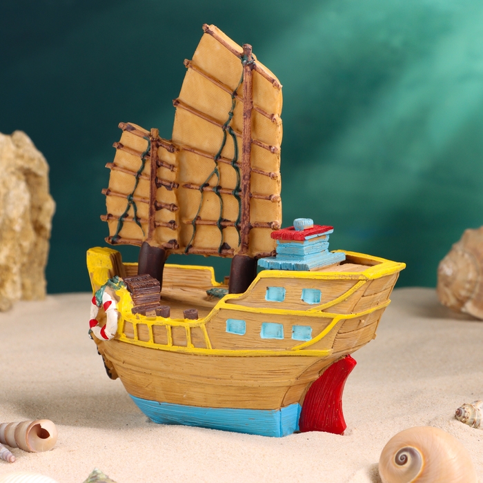 Корабль сувенирный  Корабль сувенирный "Парусник" 15*17*9см