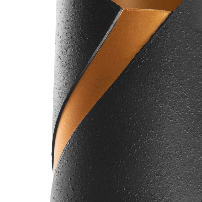 Бра "Талия" LED 10Вт черный золото 9х9х30см