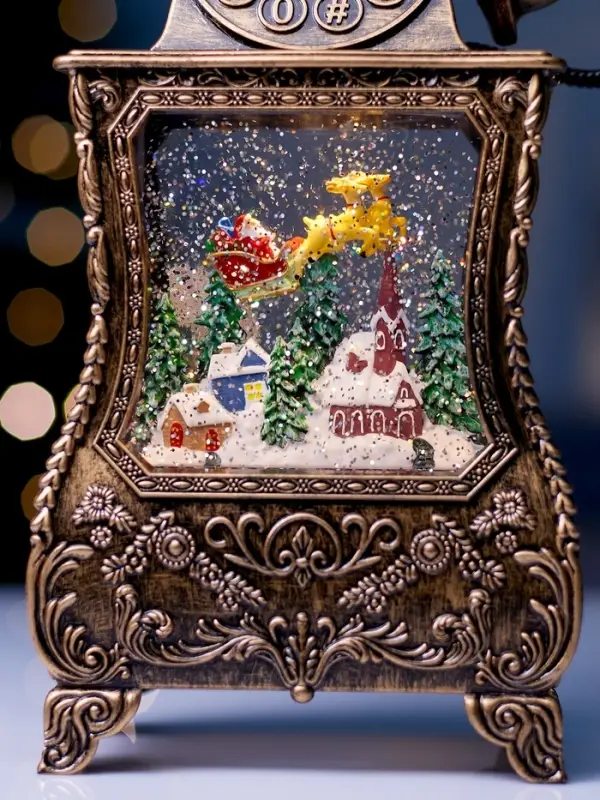 Светодиодная фигура &laquo;Телефон&raquo; 34&times;16&times;9 см, от батареек 3хААА, музыка, USB, свечение тёплое белое