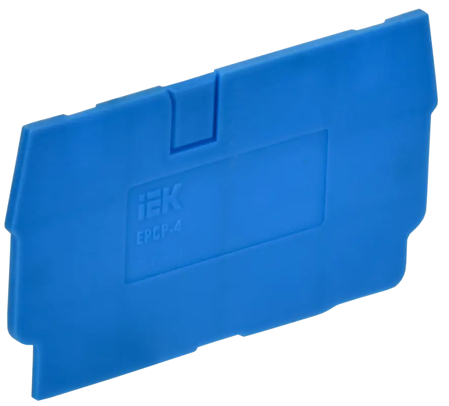 ARMAFIX Заглушка для колодки клеммной CP 4мм2 синяя IEK