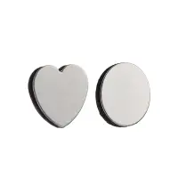 Магнитики на холодильник тм VETTA, 2,5см, нерж.сталь 430 + 3мм магнит, 2 дизайна