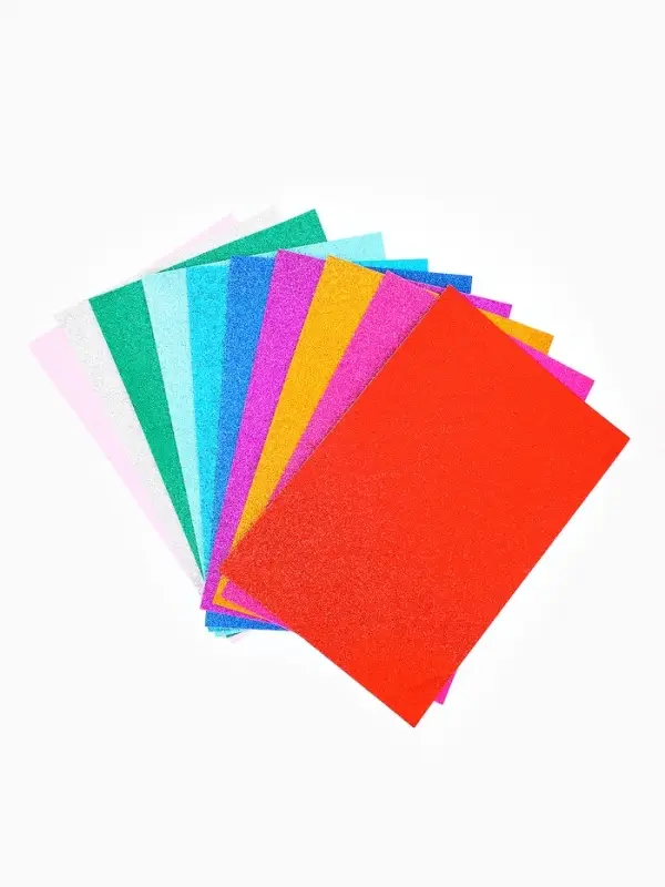 Фоамиран цветной 2 мм, набор 10 шт,, формат А4
