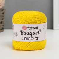 Пряжа "Bouquet Unicolor" 100% хлопок 200м/100г (3218 жёлтый)