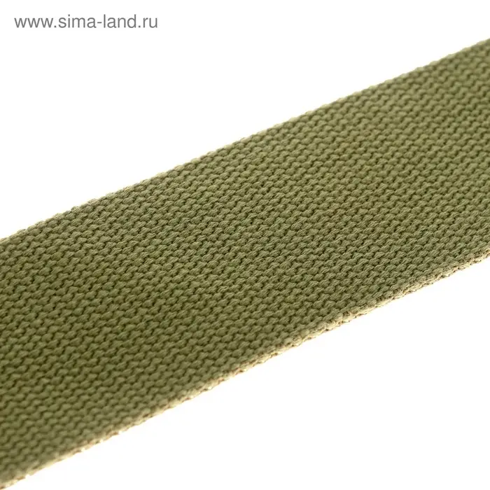 Ошейник брезентовый однослойный, 84&times;4.5 см, ОШ 50-70 см, хаки