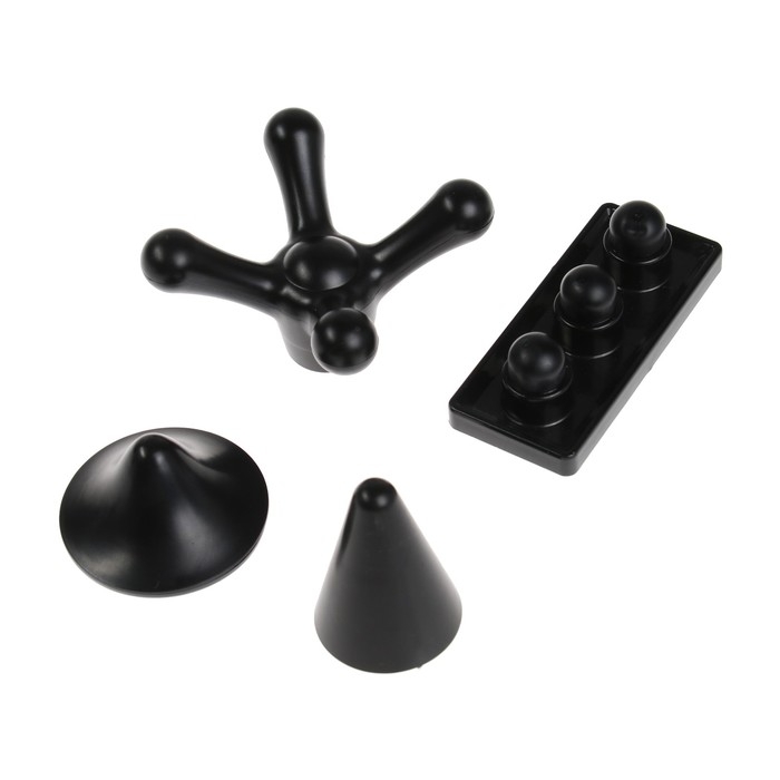 Массажёр для тела Windigo LEM-11, перкуссионный, 25 Вт, 12 насадок, 5 режимов, черный Массажёр для тела Windigo LEM-11, перкуссионный, 25 Вт, 12 насадок, 5 режимов, черный