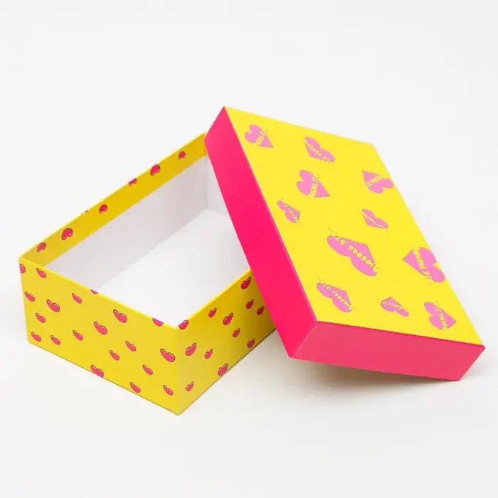 Набор коробок 3 в 1 Набор коробок 3 в 1 "Любовь это…", розовый, 23 х 16 х 9,5 - 19 х 12 х 6,5 см