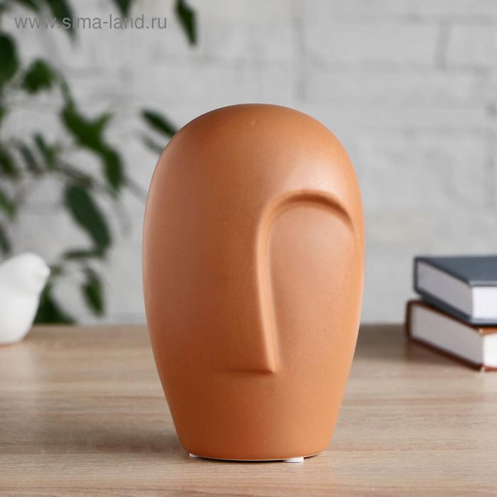 Ваза керамика настольная Ваза керамика настольная "Безликий" 7х10х16 см, песочный