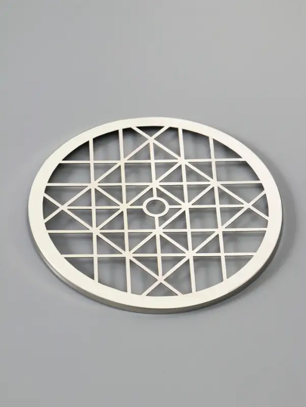 Крышка металлическая для вазы "Классик" d-15 см, серебро