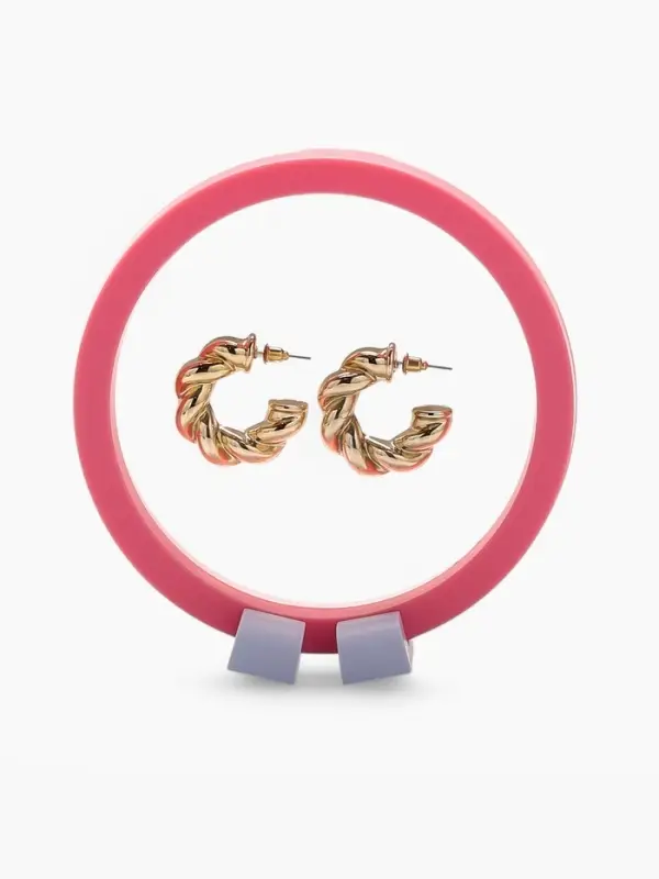 Подставка для украшений &laquo;QF. Круг&raquo;, 11&times;11&times;4.5 см, розовая