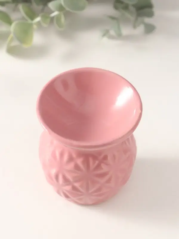 Аромалампа для эфирных масел &laquo;Рисунок из треугольников&raquo;, керамика, 7.5&times;6.5&times;6.5 см, МИКС