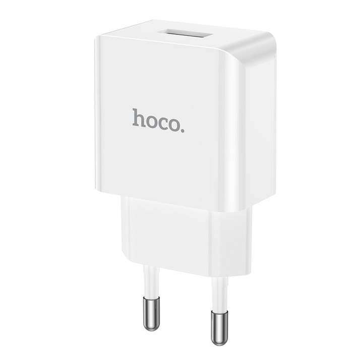 Сетевое зарядное устройство Hoco C106A, 1 USB, 2.1 А, белое Сетевое зарядное устройство Hoco C106A, 1 USB, 2.1 А, белое
