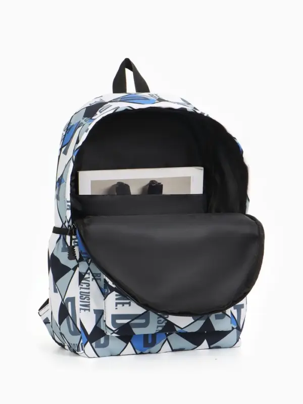 Рюкзак школьный, 1 отделение, 3 кармана, 30&times;13&times;42 см, синий