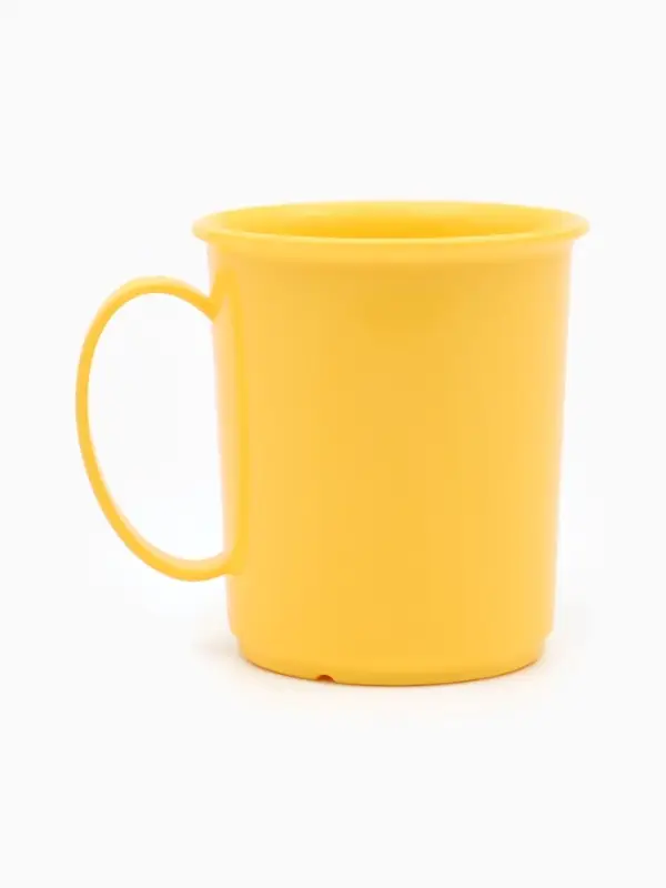 Кружка детская с декором 180 мл., жёлтая