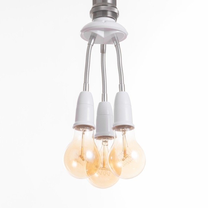 Светильник Светильник "Синди трио" Е27/(3хЕ27) 15Вт белый 8х8х22см BayerLux