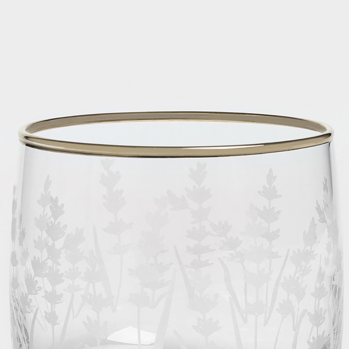 Набор стеклянных стаканов «Лаванда», 300 мл, 6 шт Набор стеклянных стаканов «Лаванда», 300 мл, 6 шт