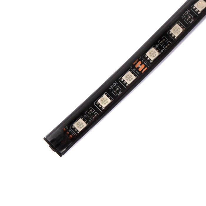 Подсветка салона 18 LED-5050, 32 см, пульт, светомузыка, мультисвет RGB, 4 шт Подсветка салона 18 LED-5050, 32 см, пульт, светомузыка, мультисвет RGB, 4 шт