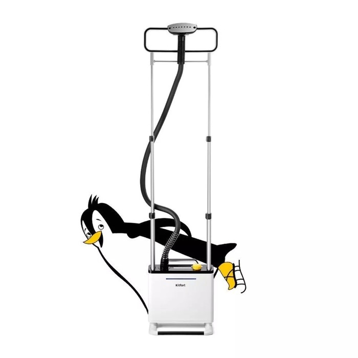 Отпариватель KT-9171, напольный, 1800 Вт, 2000 мл, 40 г/мин, белый Отпариватель KT-9171, напольный, 1800 Вт, 2000 мл, 40 г/мин, белый