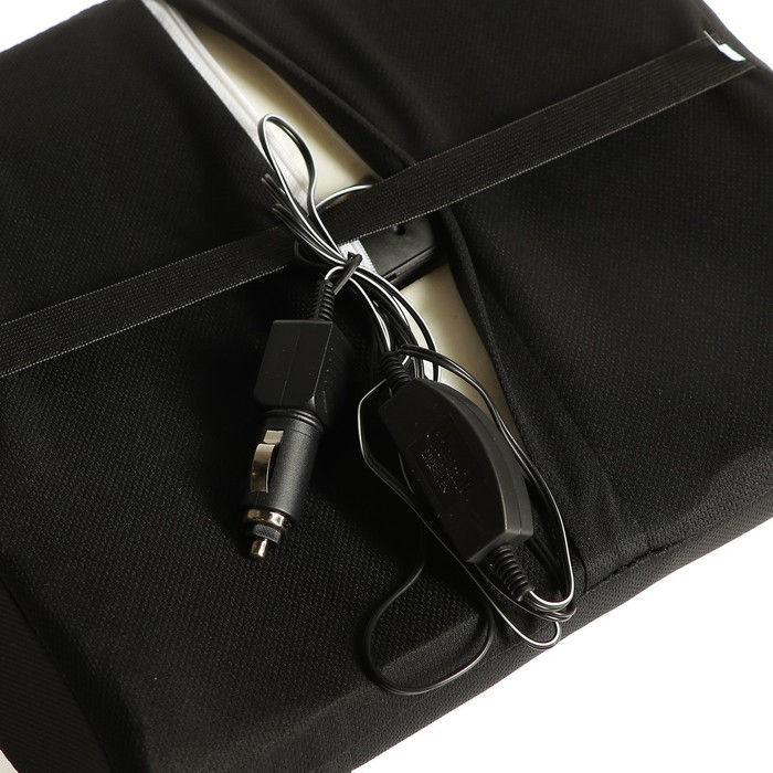 Ортопедическая подушка на спинку сиденья с вибромассажером 12 В Ортопедическая подушка на спинку сиденья с вибромассажером 12 В