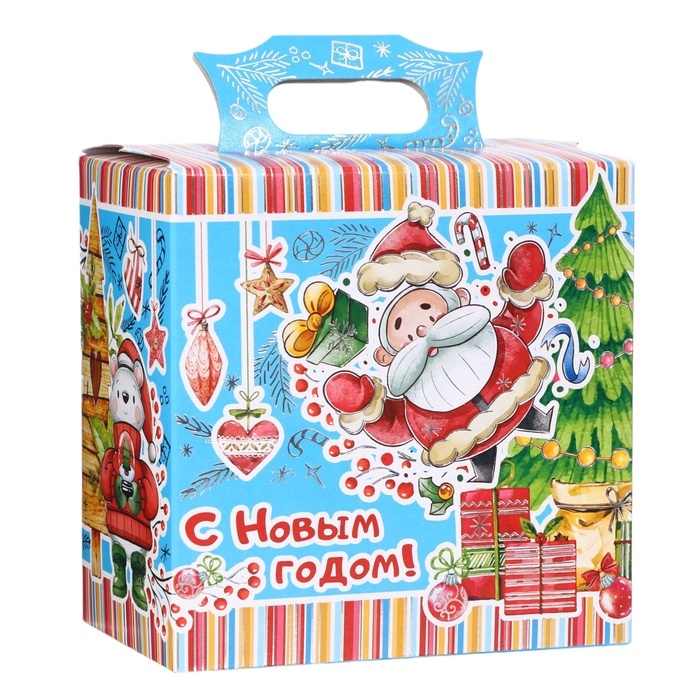 Новый год. Подарочный набор конфет Новый год. Подарочный набор конфет "Веселый праздник", 200 г