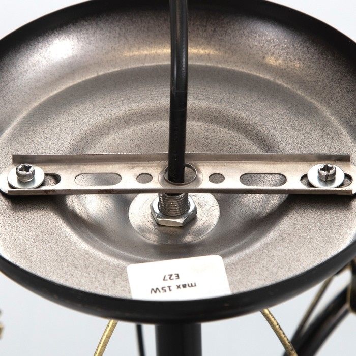 Люстра Люстра "Букет" 3х15Вт Е27 МОДЕЛЬ: BR 00227 черный/белый