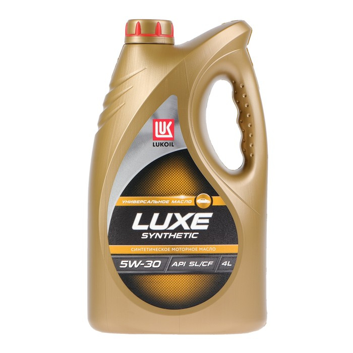 Моторное масло Лукойл Люкс 5W-30, API SL/CF, синтетическое, 4 л 196256 Моторное масло Лукойл Люкс 5W-30, API SL/CF, синтетическое, 4 л 196256