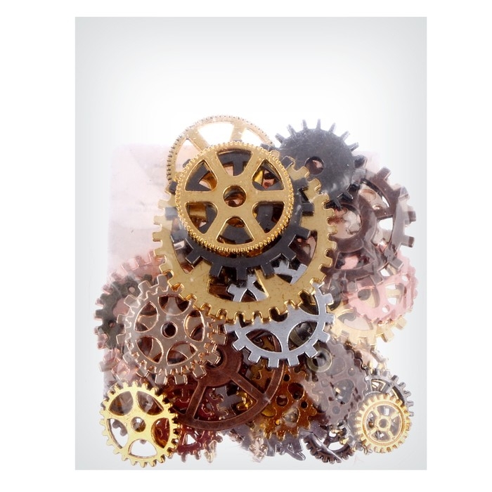 Декор для творчества «Античные шестерни» вес 50 г, размер 1 шт. — 0,5-3 см Декор для творчества «Античные шестерни» вес 50 г, размер 1 шт. — 0,5-3 см