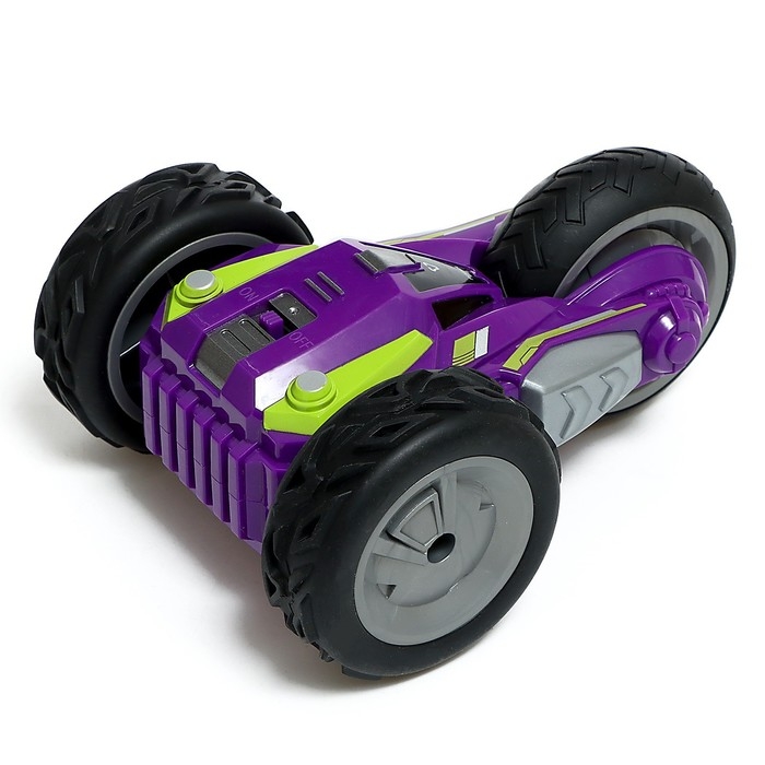 Перевёртыш радиоуправляемый «Трюкач», свет, цвет фиолетовый Перевёртыш радиоуправляемый «Трюкач», свет, цвет фиолетовый