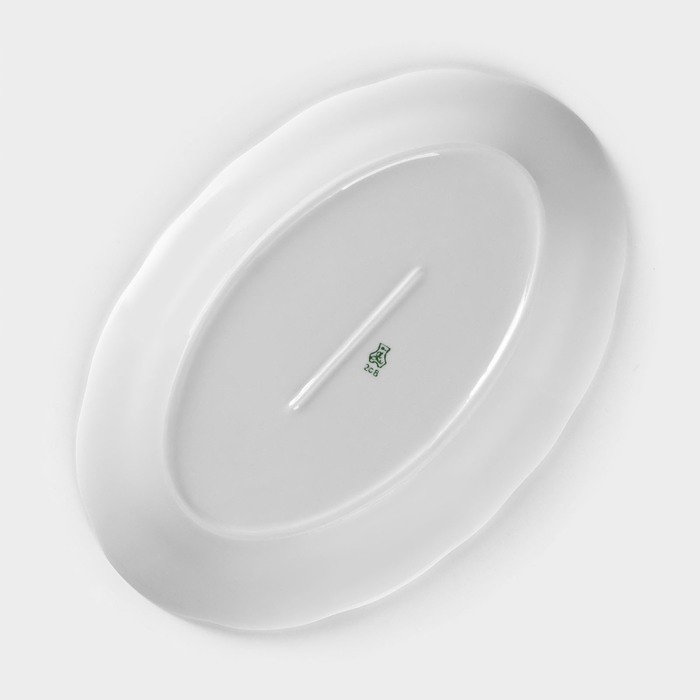 Блюдо фарфоровое «Сезон охоты», d=31,5 см, белое, МИКС Блюдо фарфоровое «Сезон охоты», d=31,5 см, белое, МИКС