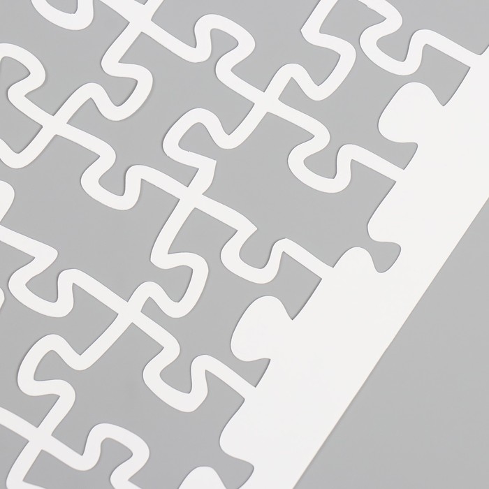 Трафарет пластиковый Трафарет пластиковый "Пазлы", 16х24 см