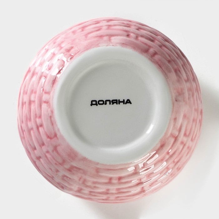 Сахарница Доляна «Зайка», 650 мл, цвет розовый Сахарница Доляна «Зайка», 650 мл, цвет розовый
