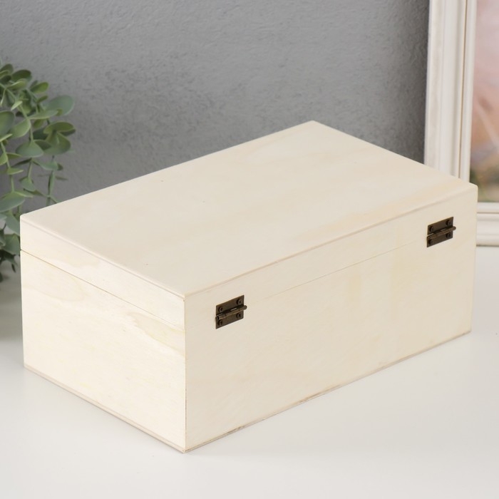 Шкатулка дерево под роспись Шкатулка дерево под роспись "Прямоугольная" замок пряжка 26,5х16,5х11 см