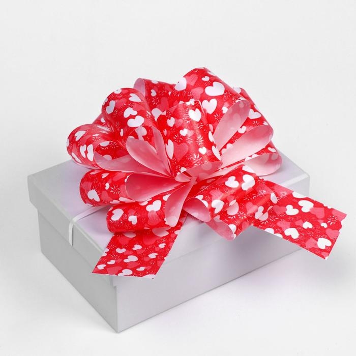 Бант-шар №5  Бант-шар №5 "Сердца", цвет красный, микс