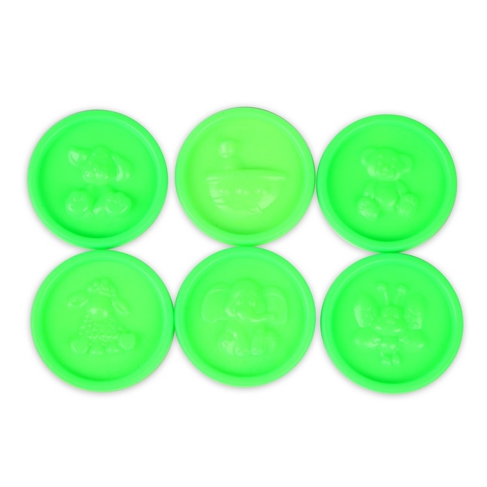 Тесто для лепки, 7 цветов 15 г в ведёрке Тесто для лепки, 7 цветов 15 г в ведёрке