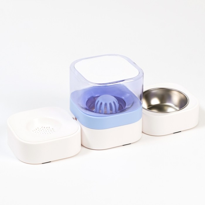 Автокормушка со съёмной крышкой, контейнер 1,8 л, фиолетовая Автокормушка со съёмной крышкой, контейнер 1,8 л, фиолетовая