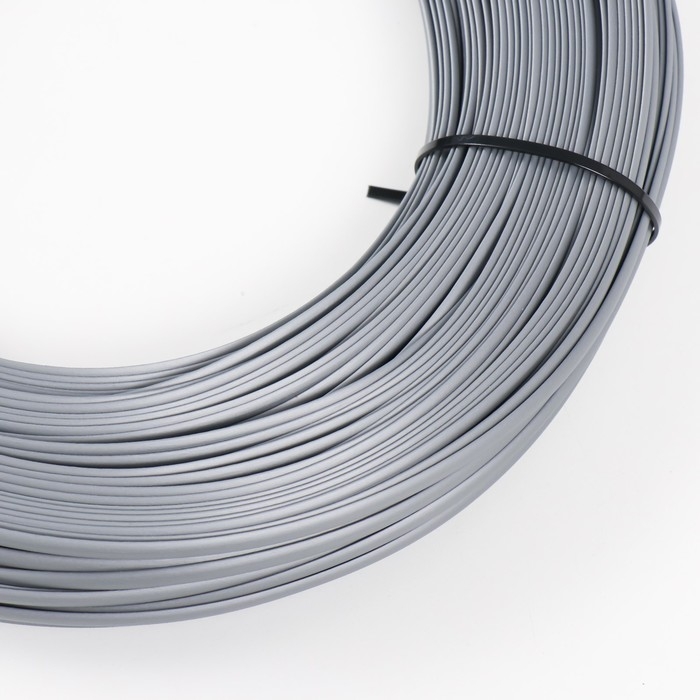 Ротанг искусственный гладкий 8 мм 100 м полумесяц (серебро металик) Ротанг искусственный гладкий 8 мм 100 м полумесяц (серебро металик)