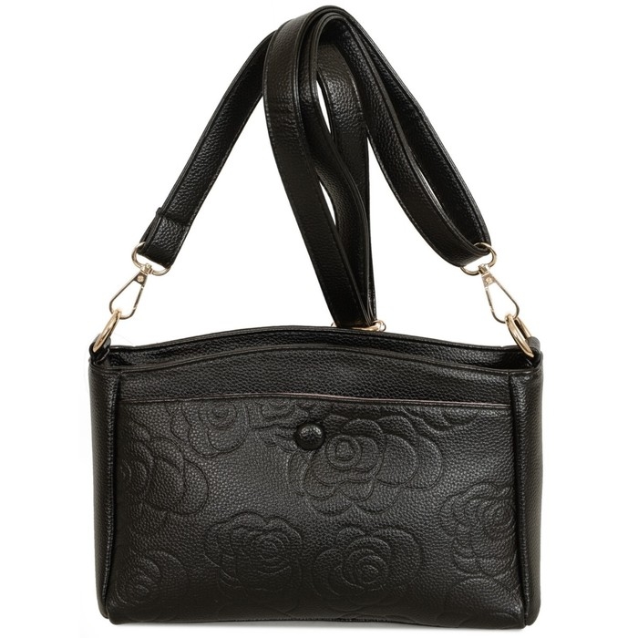 Кросс-боди Fialka на молнии, цвет чёрный Кросс-боди Fialka на молнии, цвет чёрный