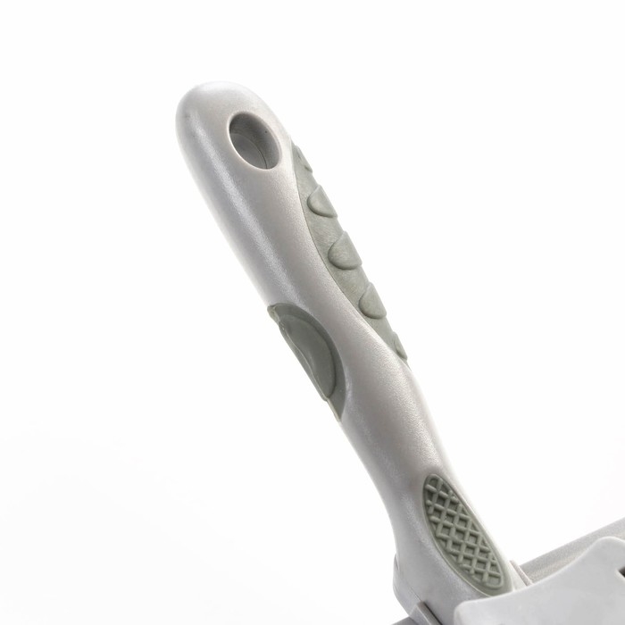 Пуходёрка с самоочисткой без капель увеличенная, 10,5 х 16,5 см, серая Пуходёрка с самоочисткой без капель увеличенная, 10,5 х 16,5 см, серая