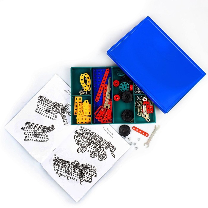 Конструктор «Самоделкин 40», 246 деталей, 40 моделей, цветной Конструктор «Самоделкин 40», 246 деталей, 40 моделей, цветной