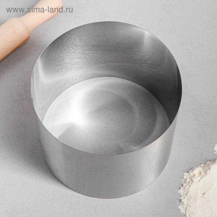Форма для выпечки и выкладки «Круг», h-12, d-16 см Форма для выпечки и выкладки «Круг», h-12, d-16 см