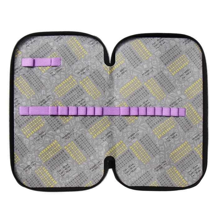 Пенал 2 секции, 125 х 205 х 40 мм, Calligrata 30П26/2 Пенал 2 секции, 125 х 205 х 40 мм, Calligrata 30П26/2 "Корея", ламинированный картон