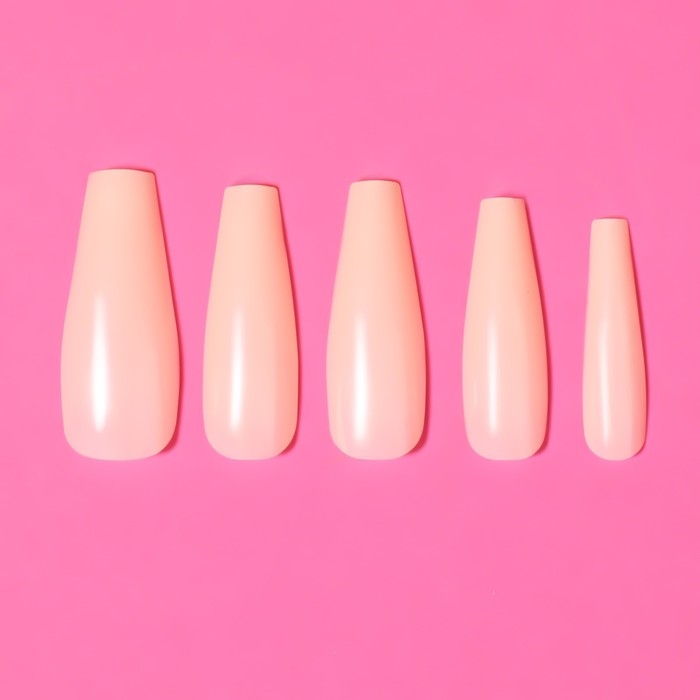 Накладные ногти «Base», 100 шт, в контейнере, цвет бежевый Накладные ногти «Base», 100 шт, в контейнере, цвет бежевый