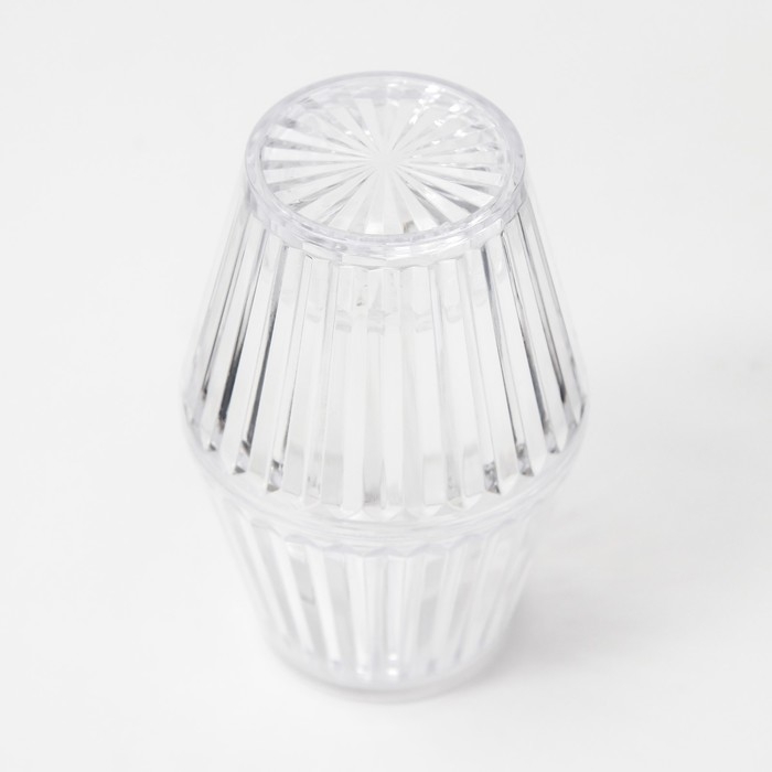 Ночник Ночник "Кристалл" LED от батареек 3хLR1130 прозрачный 6х6х10 см RISALUX