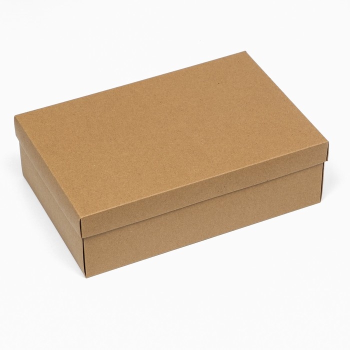 Коробка подарочная складная, упаковка, крафт, 30 х 20 х 9 см Коробка подарочная складная, упаковка, крафт, 30 х 20 х 9 см