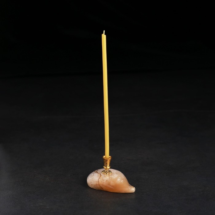 Подсвечник № 2 "Церковный", листок, селенит