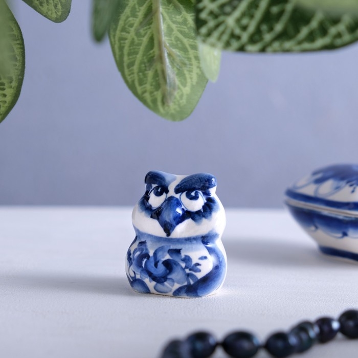 Сувенир «Сова», гжель Сувенир «Сова», гжель