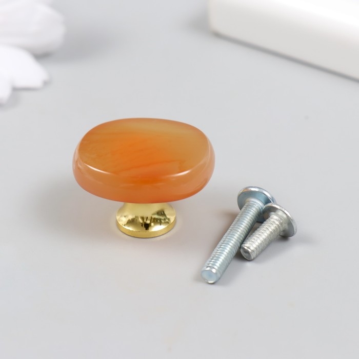 Ручка для шкатулки Ручка для шкатулки "Cердолик" 2,6х1,7 см