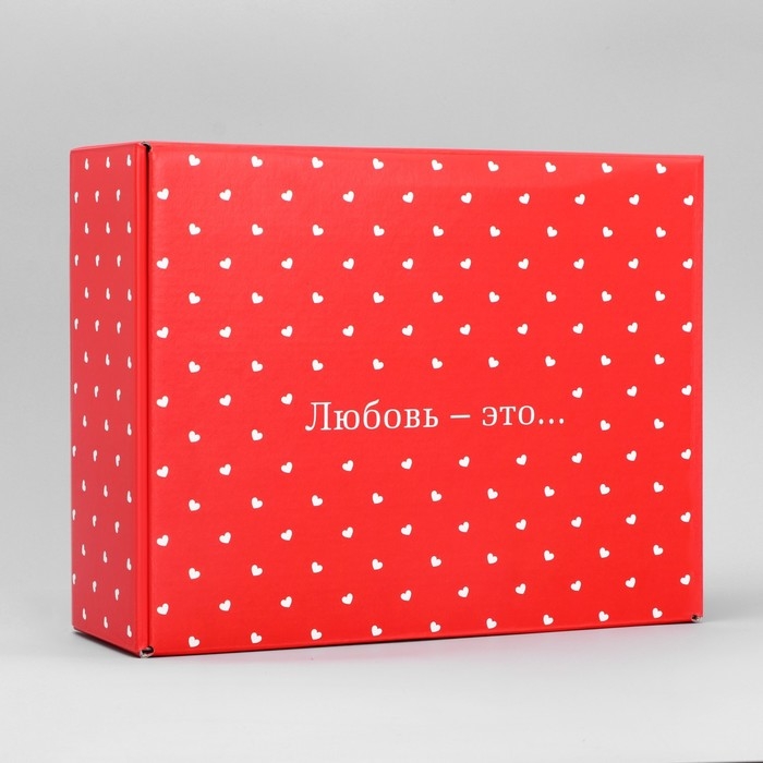 Коробка подарочная складная, упаковка, «Любовь», 27 х 21 х 9 см Коробка подарочная складная, упаковка, «Любовь», 27 х 21 х 9 см