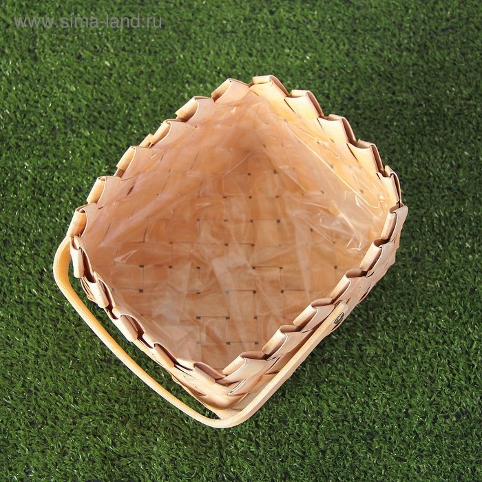 Набор корзин плетеных, 2  шт, лукошко, натуральный, 21×16×22 см, 17,5×12,5×17,5 см Набор корзин плетеных, 2  шт, лукошко, натуральный, 21×16×22 см, 17,5×12,5×17,5 см